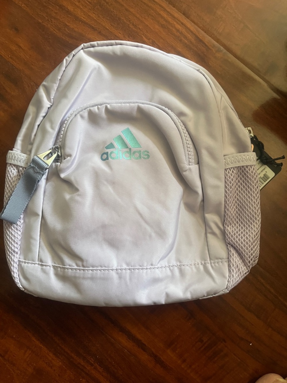 adidas Linear 3 Mini Backpack Small Lilac Purple NWT